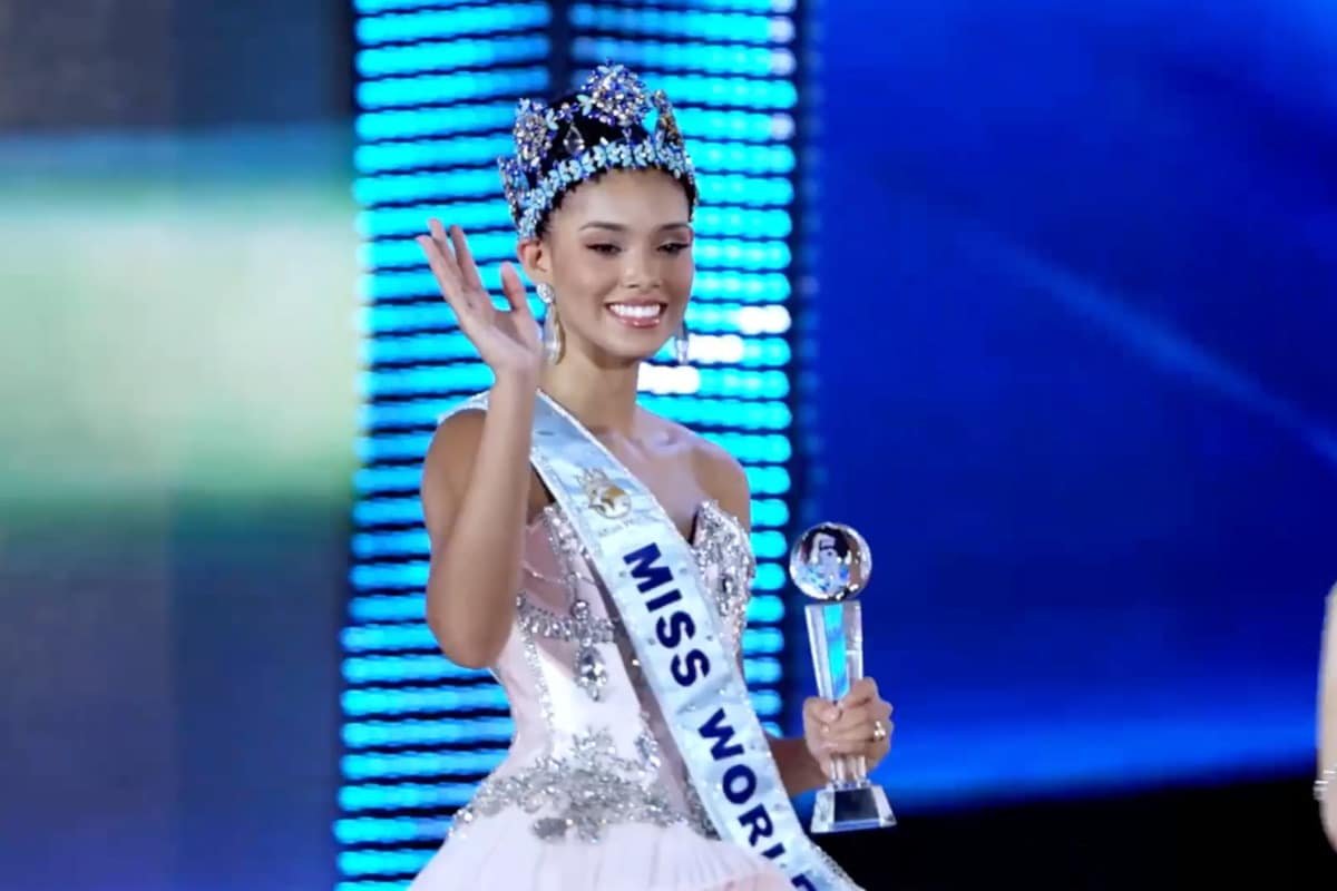 Joheirry Mola Dominguez of the Dominican Republic crowned Miss World 2026
